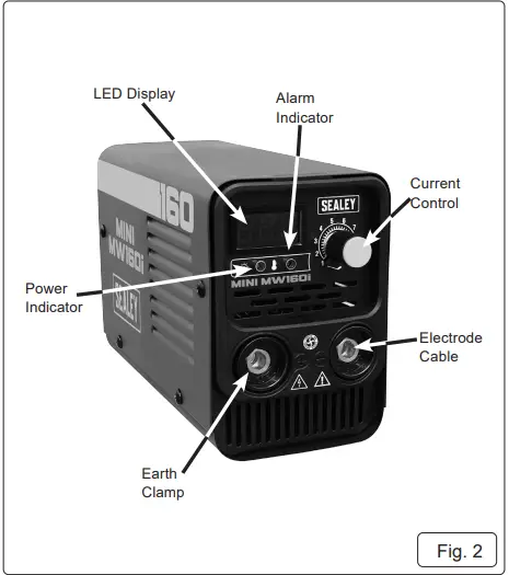 Sealey-MINIMW160I-INVERTER-WELDER-160A-fig-3