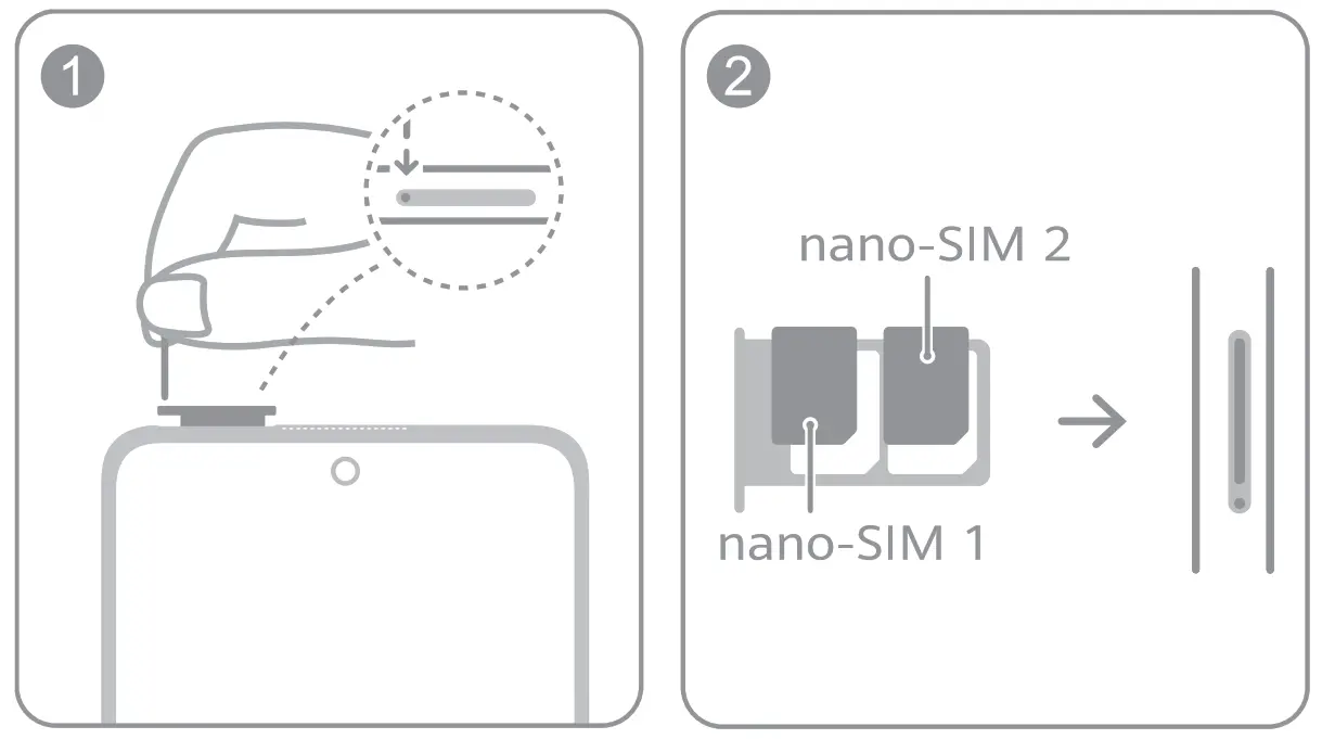 HUAWEI LN LX3 Nova 9 SE Snapdragon Smartphone - SIM card