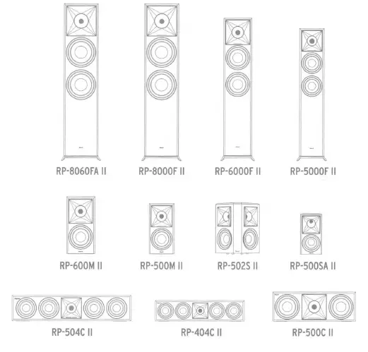 Klipsch RP-404C II Center Channel Speaker