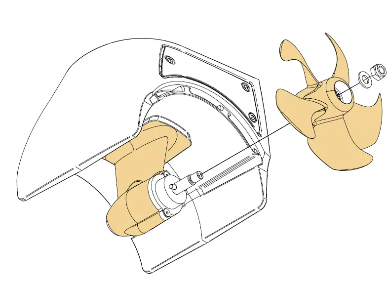SLEIPNER SX35POD DC External POD Electric Thruster 16