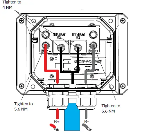 SLEIPNER SX35POD DC External POD Electric Thruster 24