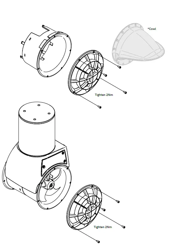 SLEIPNER SX35POD DC External POD Electric Thruster 4