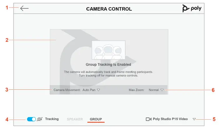 poly Camera Tracking App for Microsoft Teams Rooms on Windows-1