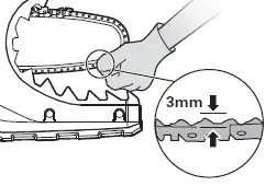 WORX WG329E JAWSAW Cordless Limbing and Trimming Chain Saw 10