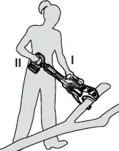 WORX WG329E JAWSAW Cordless Limbing and Trimming Chain Saw 21