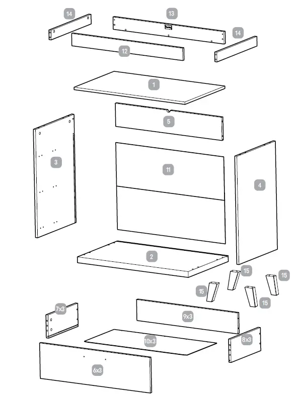 Silver-Cross-1129915-St-Ives-Dresser-fig1