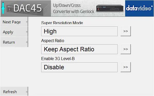 datavideo-DAC-45 4K-Up-Down-Cross-Converter-9