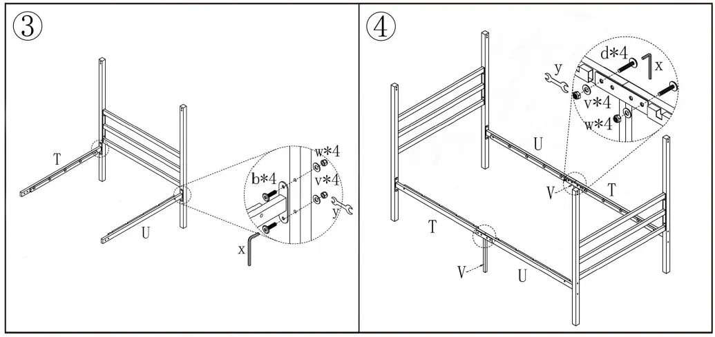 maocao-hoom-DJ-C-746E-BK-Metal-Platform-Bed-Frame-FIG-3