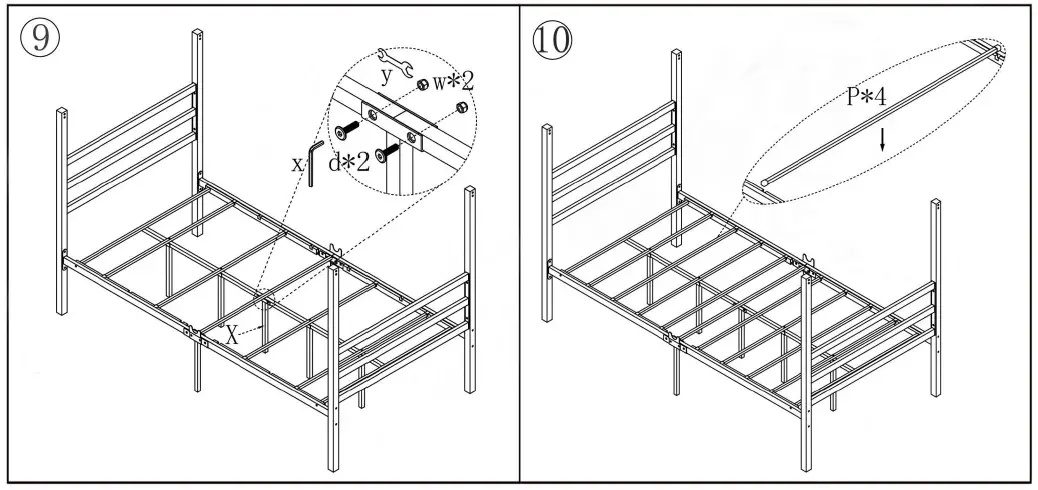 maocao-hoom-DJ-C-746E-BK-Metal-Platform-Bed-Frame-FIG-6