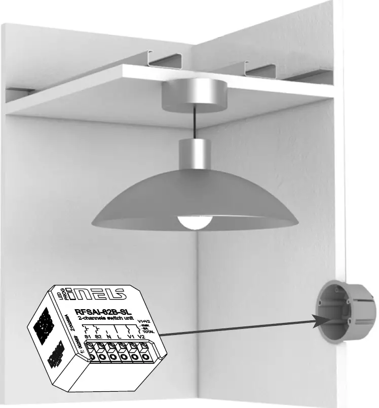 inELS RFSAI-62B-SL Switch Unit product