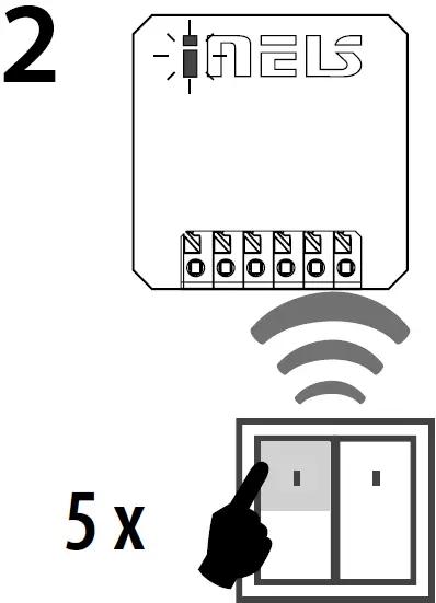 inELS RFSAI-62B-SL Switch Unit 38