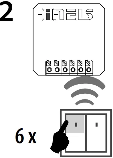 inELS RFSAI-62B-SL Switch Unit 45