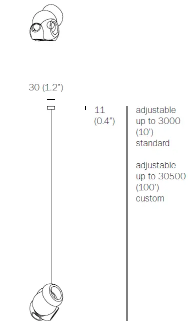 BOCCI 100.1m 1.5-Watt LED Lamp fig 1