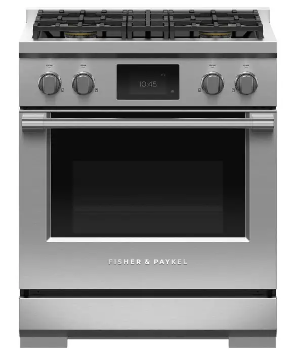 FISHER PAYKEL RDV3-304-N 30 Inch 4 Burners Dual Fuel Range