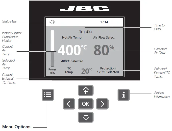 JBC TESE-1A Precision Hot Air Station-14