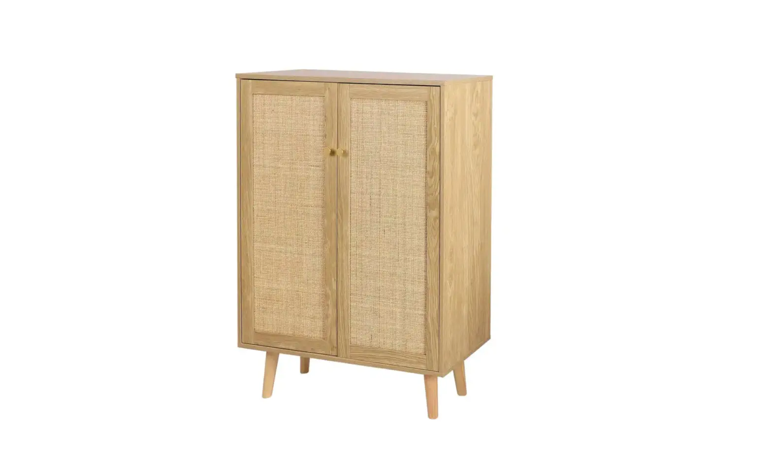 Anmytek H0030 Rattan Two Door Storage Cabinet Instruction Manual