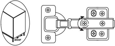 Anmytek Rattan Two Door Storage Cabinet Step 14D