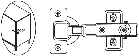Anmytek Rattan Two Door Storage Cabinet Step 14E