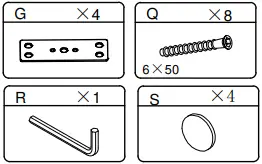 Anmytek Rattan Two Door Storage Cabinet Step 7A