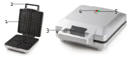DOMO DO9250W Waffle Maker-1