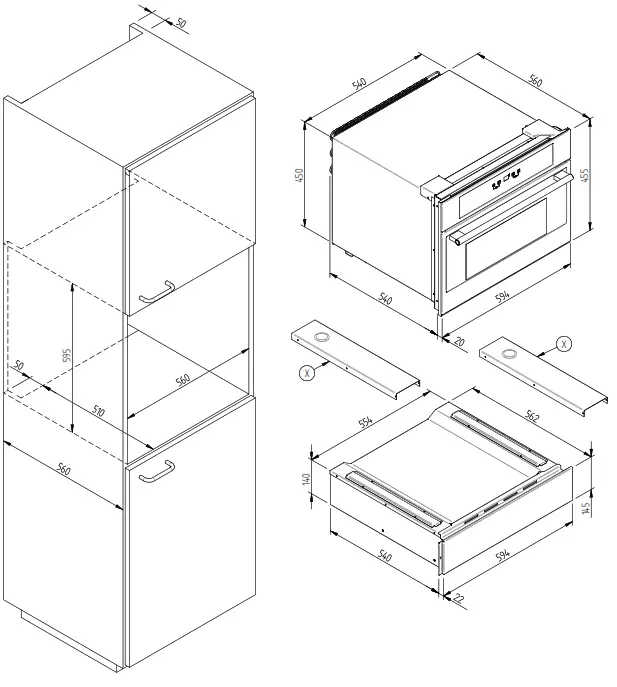 FULGOR MILANO FCLD 150 15 Urbantech Warming Drawer - 6