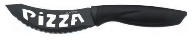 nutrichef NCKNs17 Kitchen Precision Knives Set - 1x1 Pizza Knife