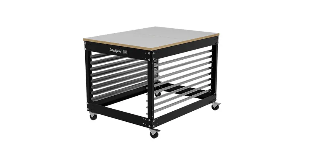 Riley Hopkins Single Station And Multi Station Tabletop Press Cart With Screen Rack Instruction Manual