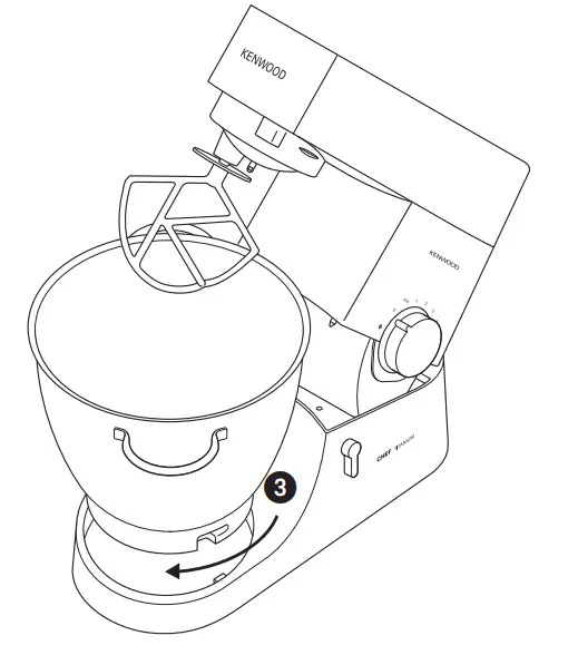 Kenwood KMC011 5 Quart Chef Titanium Kitchen Machine-4