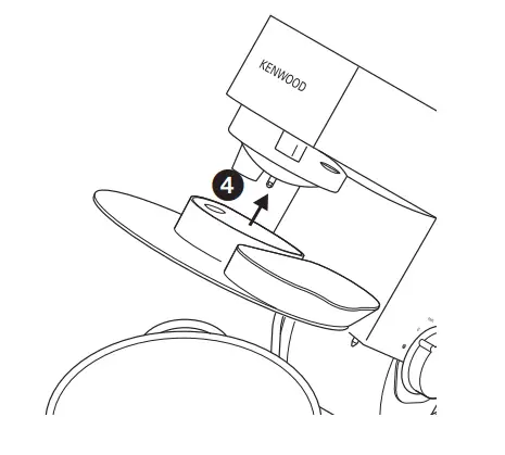 Kenwood KMC011 5 Quart Chef Titanium Kitchen Machine-8