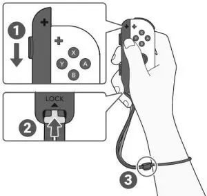 FIG 5 Using the Joy-Con Controllers