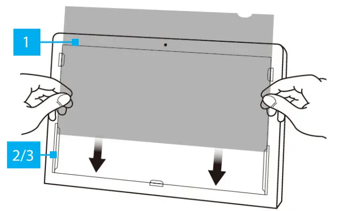 StarTech PRIVSCNMONxx Universal Privacy Filter - Figure 1