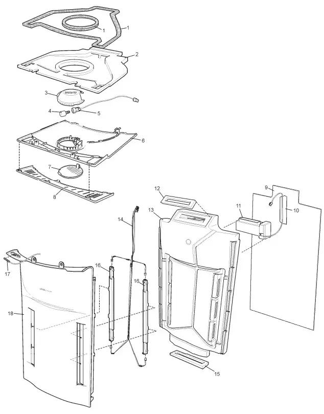Electrolux BJ383V Electronically Controlled Frost Free V Series Bottom Mount Refrigerators - fig 1