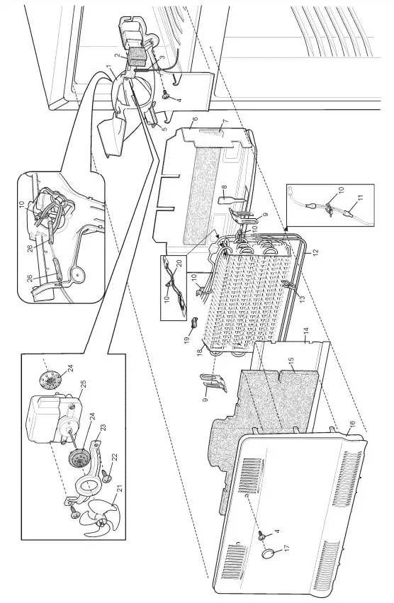 Electrolux BJ383V Electronically Controlled Frost Free V Series Bottom Mount Refrigerators - fig 3