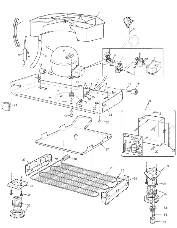 Electrolux BJ383V Electronically Controlled Frost Free V Series Bottom Mount Refrigerators - fig 5