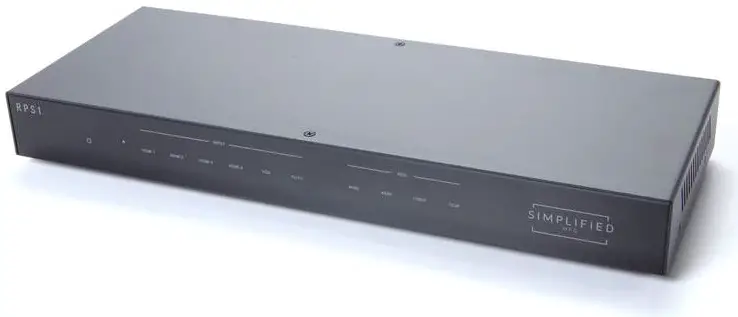 CRUTCHFIELD RPS1 4K 5x1 Multi-Format Scaler Switcher