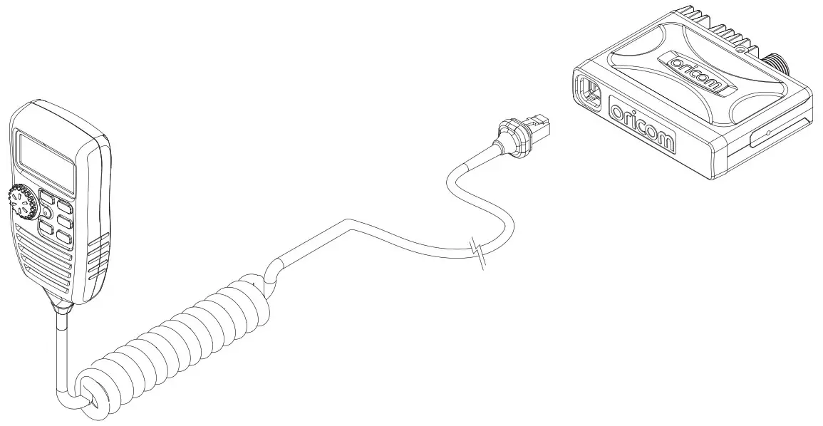 oricom UHF380M Controller Speaker Mic - 4
