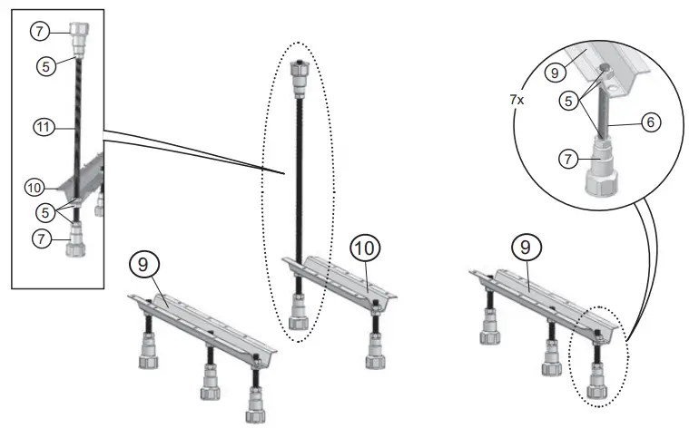 RAVAK C651000000 New Day Bathtub 140 x 140 cm - Fig 19