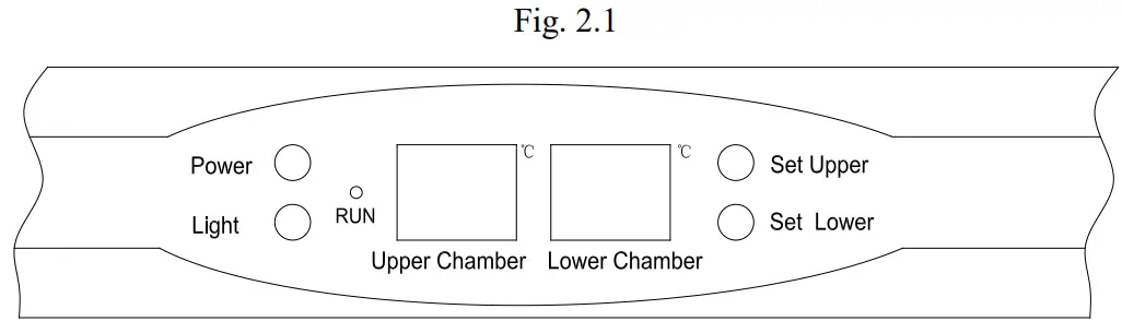 TEFCOLD TFW200-S Single temperature wine cabinet - Operation model TFW 160