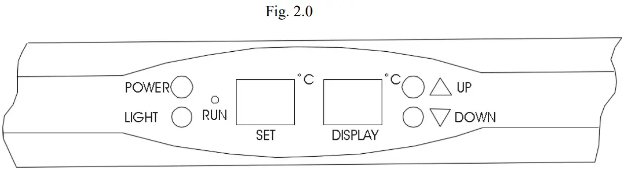 TEFCOLD TFW200-S Single temperature wine cabinet - Operation model TFW