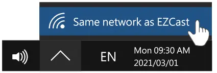 EZCast MagicLink Display Receiver - connectet ro same