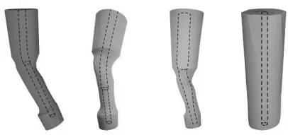 ottobock 3S124 Pre Shaped Cored Flexed AK Cover -