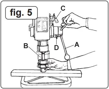 SEALEY PDM Series Bench Mounted Pillar Drills fig 5