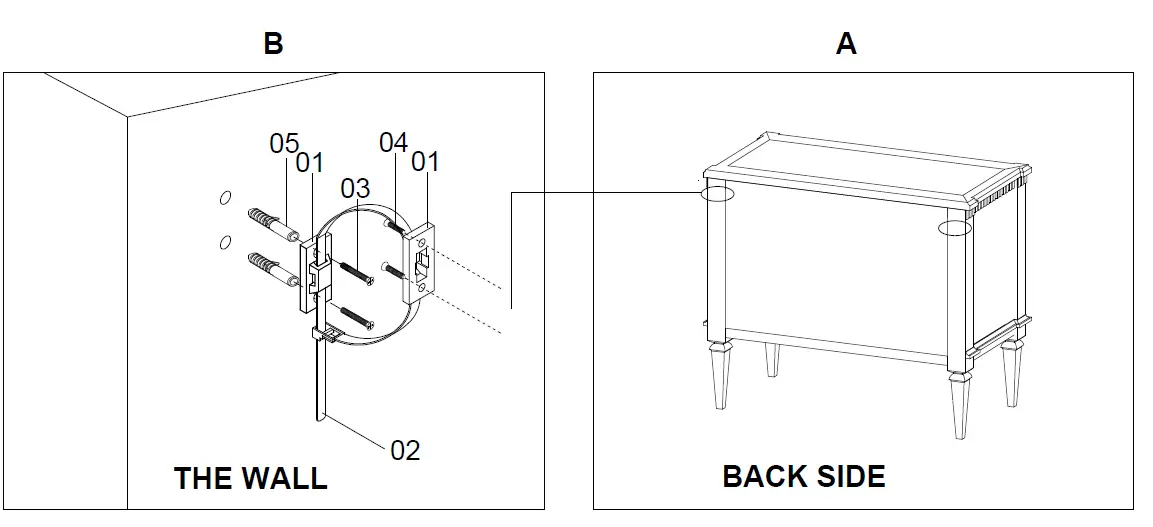 appliances connection 8063WWPNE Rhone Accent Chest 2