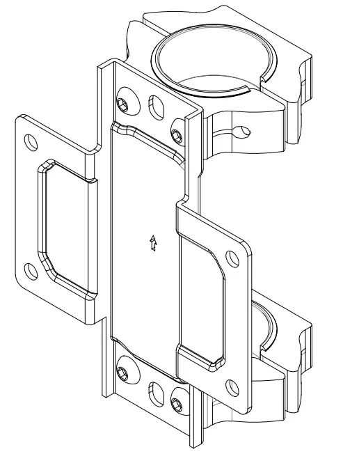 AURORA MOUNTS AFC-PC Single Pole Clamp