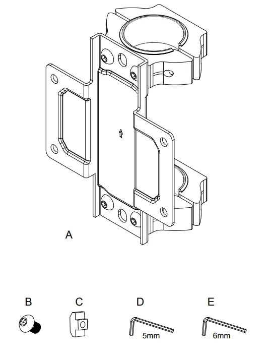 AURORA MOUNTS AFC-PC Single Pole Clamp 5