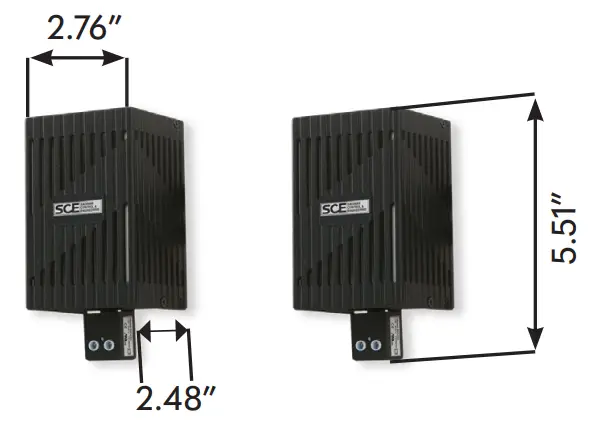 SCE-TSH25 Touch Safe Heaters - fig 2
