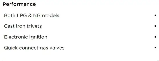 FIG 5 SPECIFICATIONS