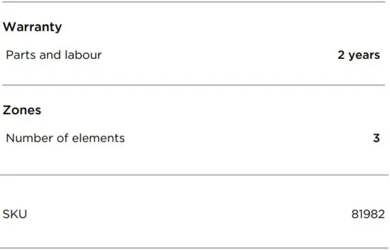 FIG 7 SPECIFICATIONS