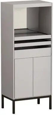 FUFU GAGA LJY-KF250014-01 1.5-in W x 60-in H x 15.1-in D Gray Unfinished Blind Corner