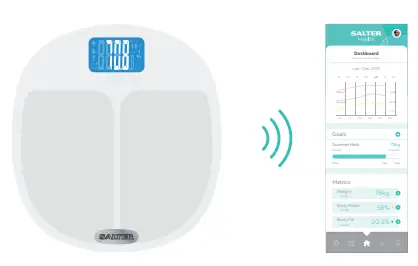 SALTER 9192 Bluetooth Smart Analyser Bathroom Scale - Step 7